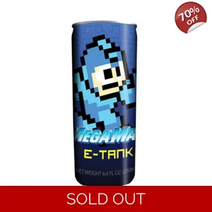 Mega Man E-Tank Energy Drink - 248ml Megaman Can